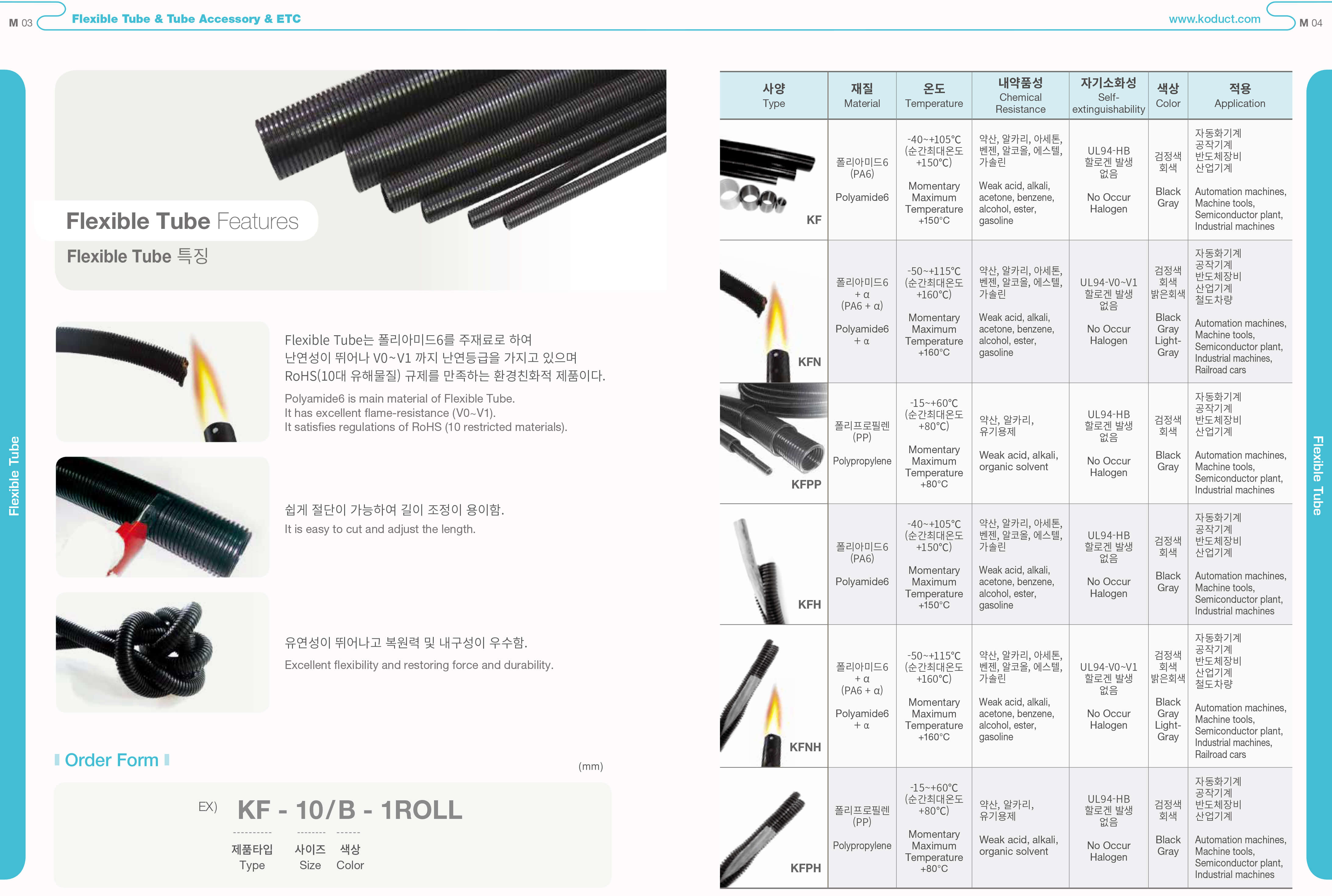 Flexible Tube, Accessories & ETC